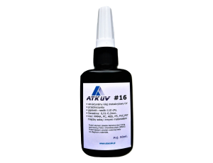Transparent ATK UV16 adhesive for magnets