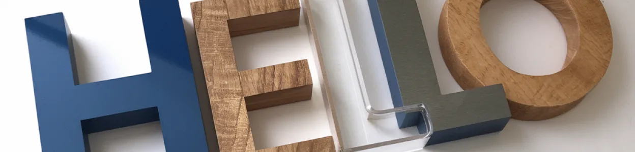 What glue for 3D letters?