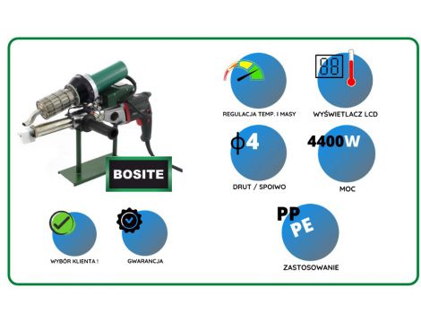 Industrial extruder for geomembranes Bosite 5001 - 2