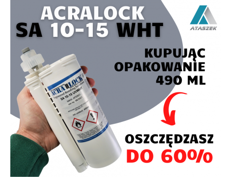 White methacrylate adhesive SA 10-15 WHT - 3