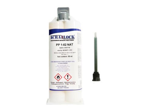 Methacrylate adhesive for PP, PE, PTFE - Acralock PP 1-02 - 2