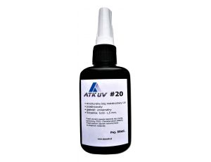 Medium-thick UV adhesive for glass and metal ATK UV20