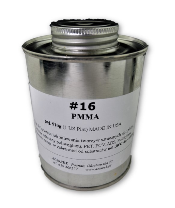 Solvent adhesive for plexiglass PMMA 16 thick Ataszek