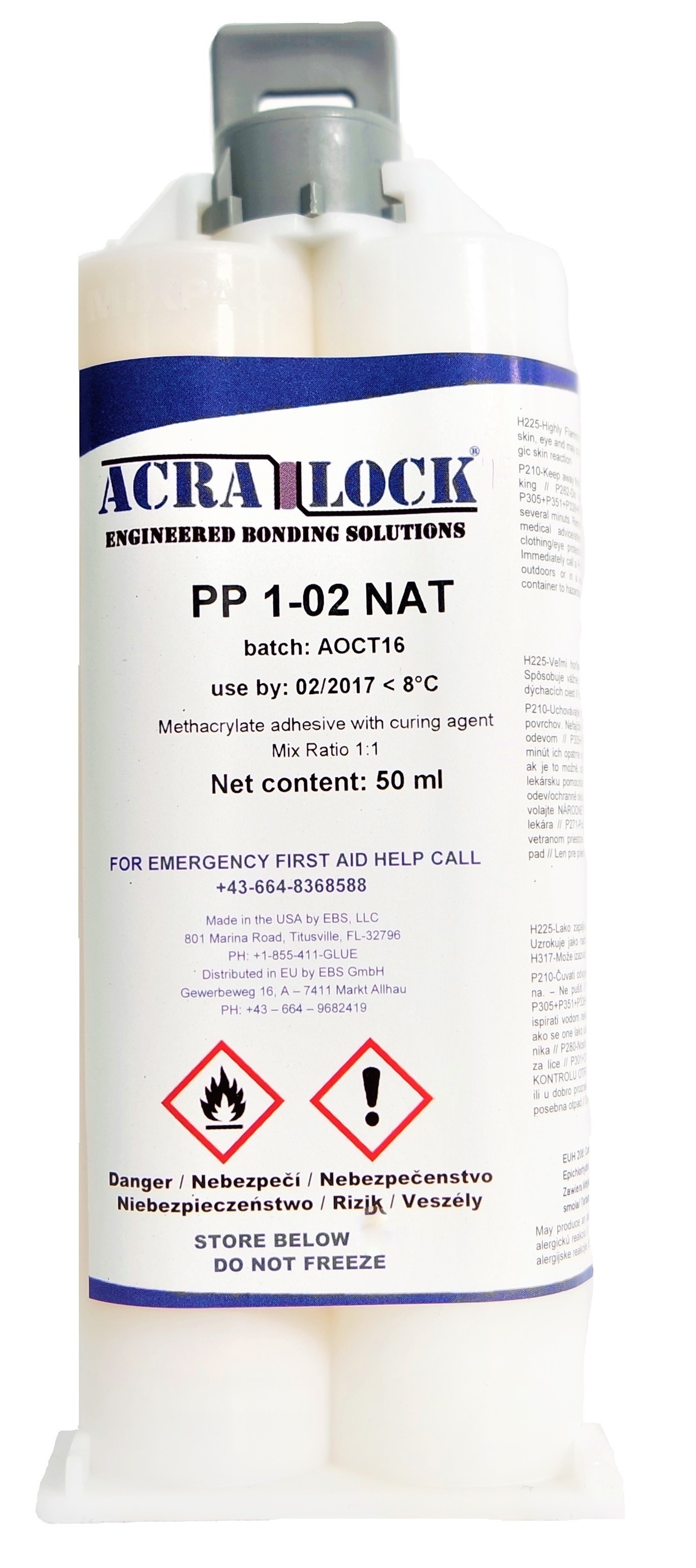 Acralock PP 102 polypropylene adhesive Ataszek