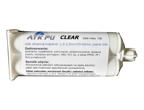 Transparent plastic adhesive ATK PU CLEAR - 6