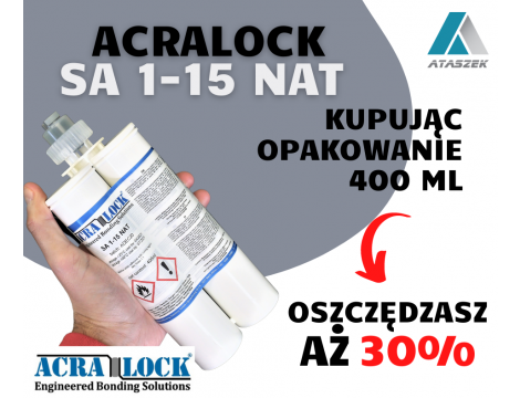 Adhesive for galvanized metals Acralock SA 1-15 - 6