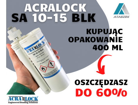 Aluminum adhesive Acralock SA 10-15 BLK - 8