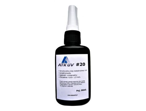 UV adhesive for glass with metal ATK UV20