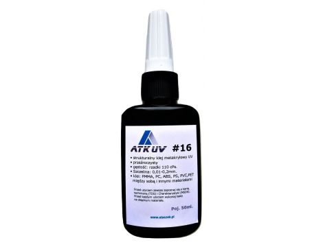 UV glue for plexiglass letters ATK UV16 - 2