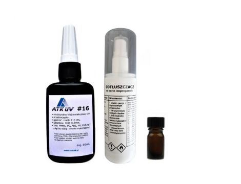 Transparent ATK UV16 adhesive for magnets - 2