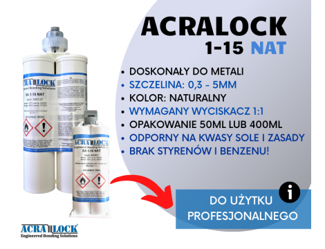 Mounting adhesive super strong Acralock SA 1-15 - 10