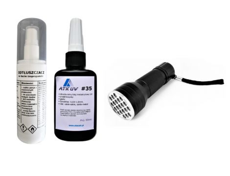 Transparent glass and metal adhesive ATK UV35 - 2