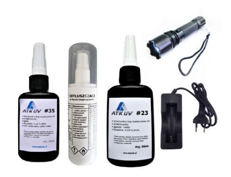 Glue for cracked windows and spattering UV 23/30 - 7
